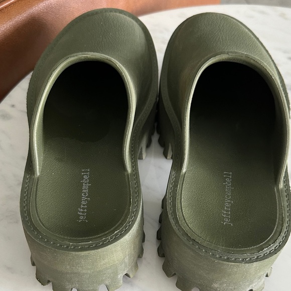 Jeffrey Campbell Olive Platform Lug Clogs - Picture 3 of 6